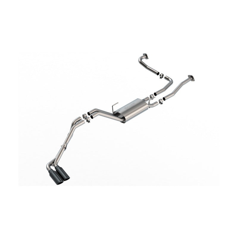 Borla 22-24 Nissan Frontier S-Type Cat Back System – Black Chrome