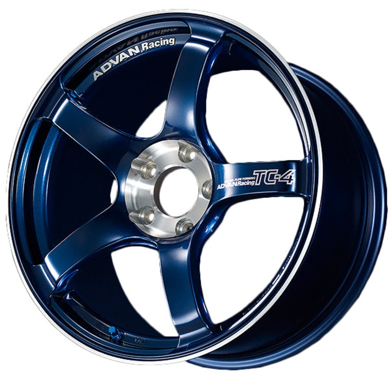 Advan TC-4 Special Edition Wheel – 18×7.5 +48 | 5×114.3 | Racing Indigo Blue & Diamond Cut