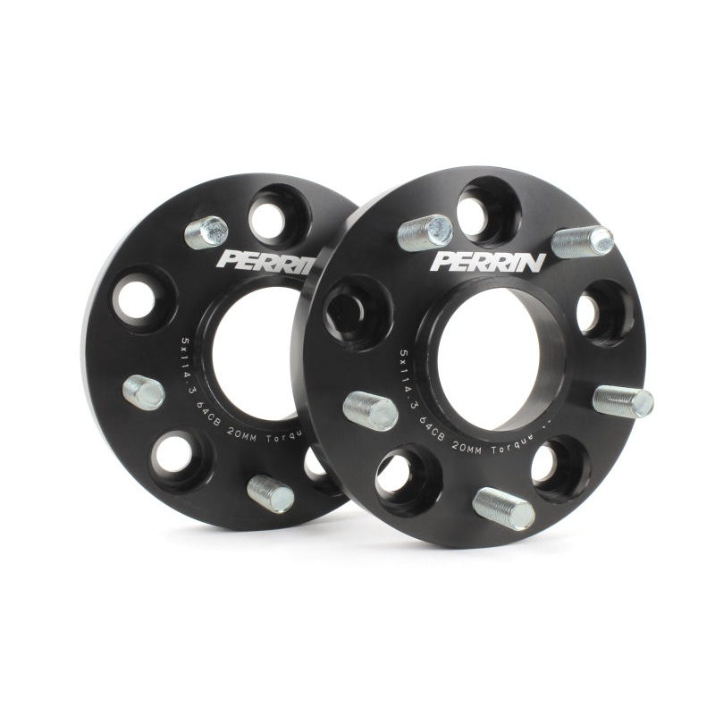 Perrin 17-18 Honda Civic Si 64.1mm Hub 5×114.3 20mm Wheel Spacers (One Pair)