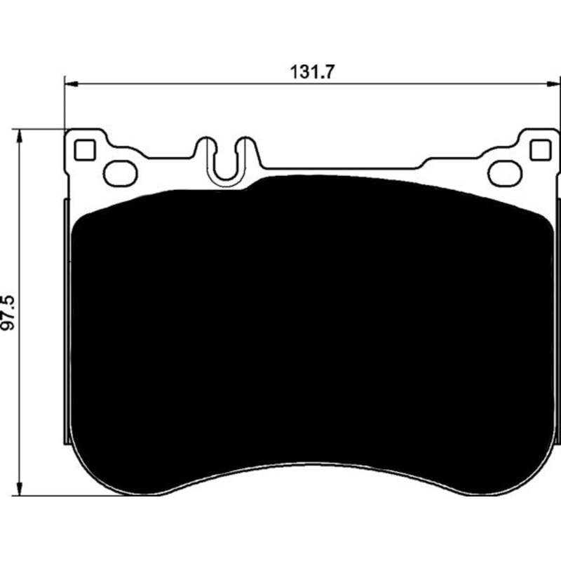 Porterfield Brake Pads for 2014 MERCEDES-BENZ S550