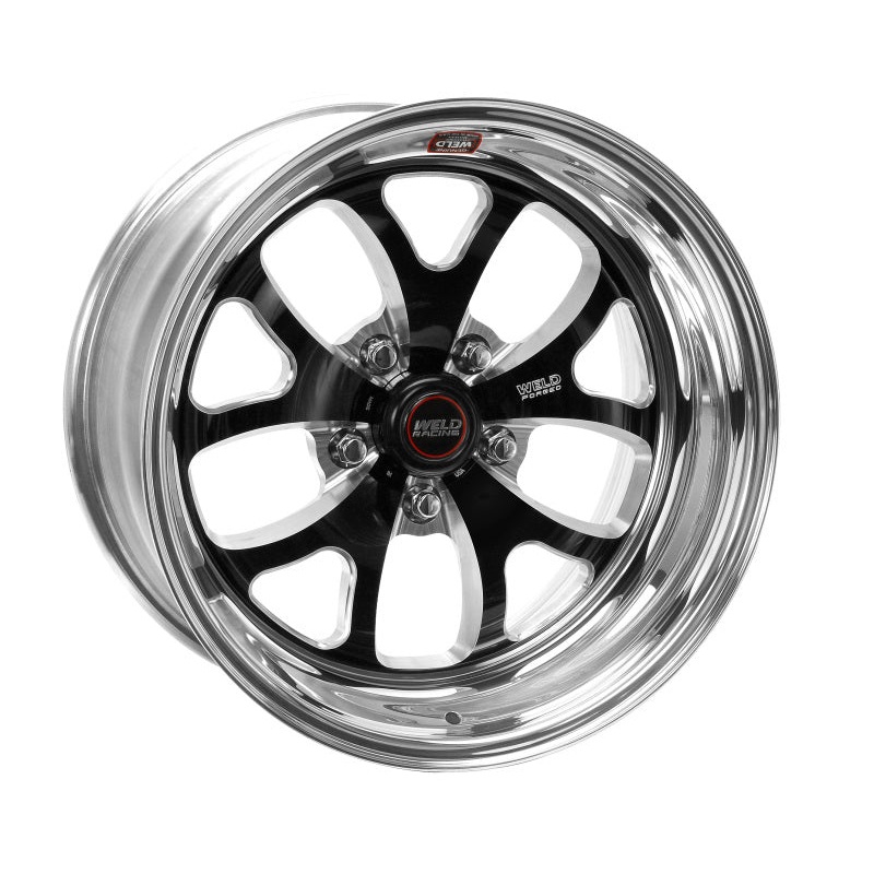 Weld S76 17×5 / 5x120mm BP / 3.3in. BS Black Wheel (Medium Pad) – Non-Beadlock