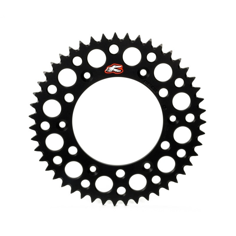 Renthal 89-17 Suz RM125/250/DR-Z250/RMX250/RM-Z 250/450 Rear Grooved Sprocket – Black 520-49P Teeth