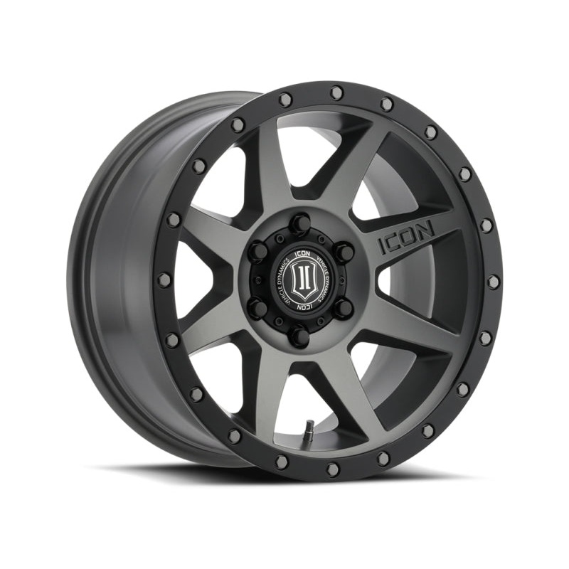 ICON Rebound 17×8.5 5×5 -6mm Offset 4.5in BS 71.5mm Bore Titanium Wheel
