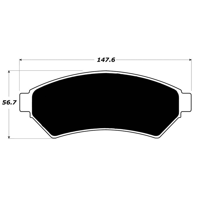 Porterfield Brake Pads for 2007 PONTIAC MONTANA