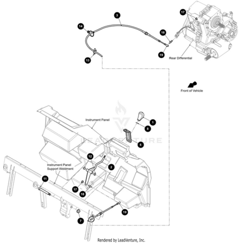 Shift Cable Mechanism Crew by Arctic Cat