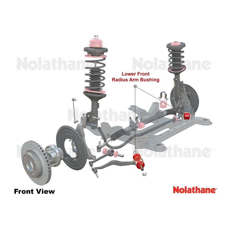 Nolathane Front Radius Arm – Lower Bushing Kit | 2008 Pontiac G8 GT and 2014-2017 Chevrolet SS (REV028.0170)
