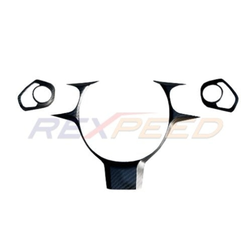 Rexpeed 2022+ GR86 / BRZ Dry Carbon Steering Wheel Cover – Matte | FR139M