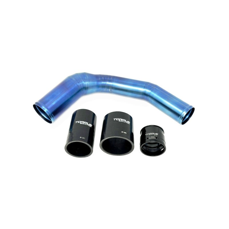 Torque Solution 2022+ Subaru WRX / 19-23 Subaru Ascent Titanium Top Mount Charge Pipe – Burnt Blue