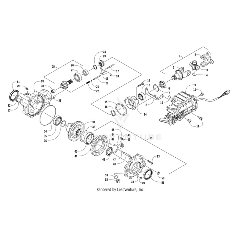Yoke/Cross-Assy By Arctic Cat