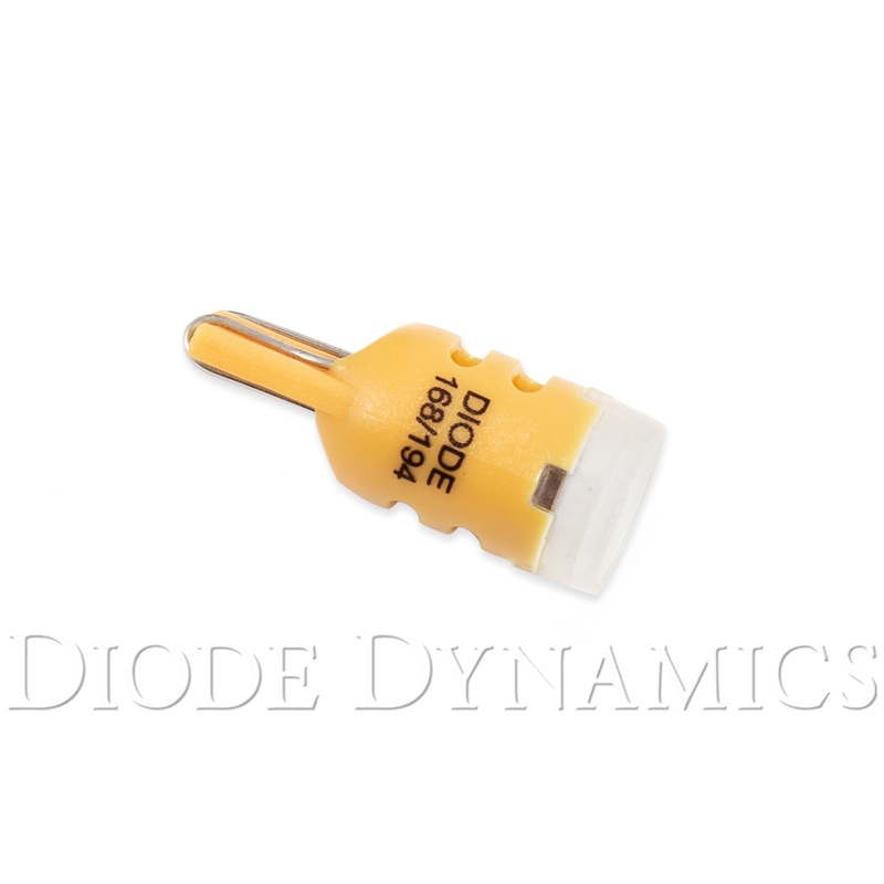 194 LED Bulb HP3 LED Amber Short Single Diode Dynamics