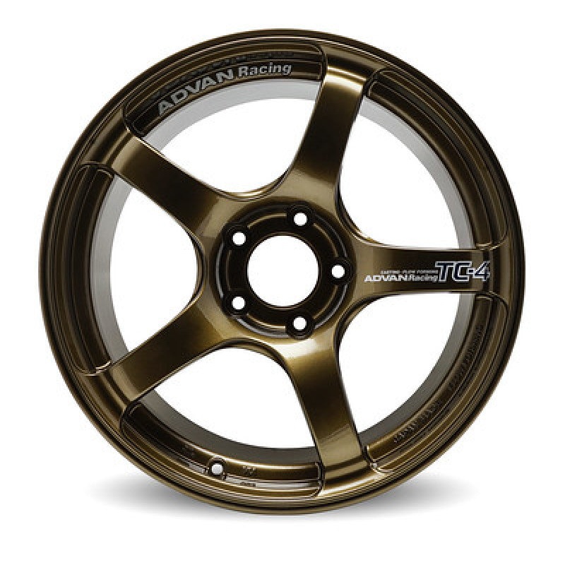 Advan TC4 15×8.0 +28 4-100 Umber Bronze Metallic Wheel | No Ring