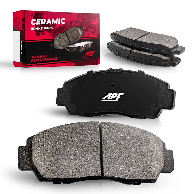 APF Front Ceramic Carbon Fiber Brake Pads for 2003-2005 Nissan 350Z