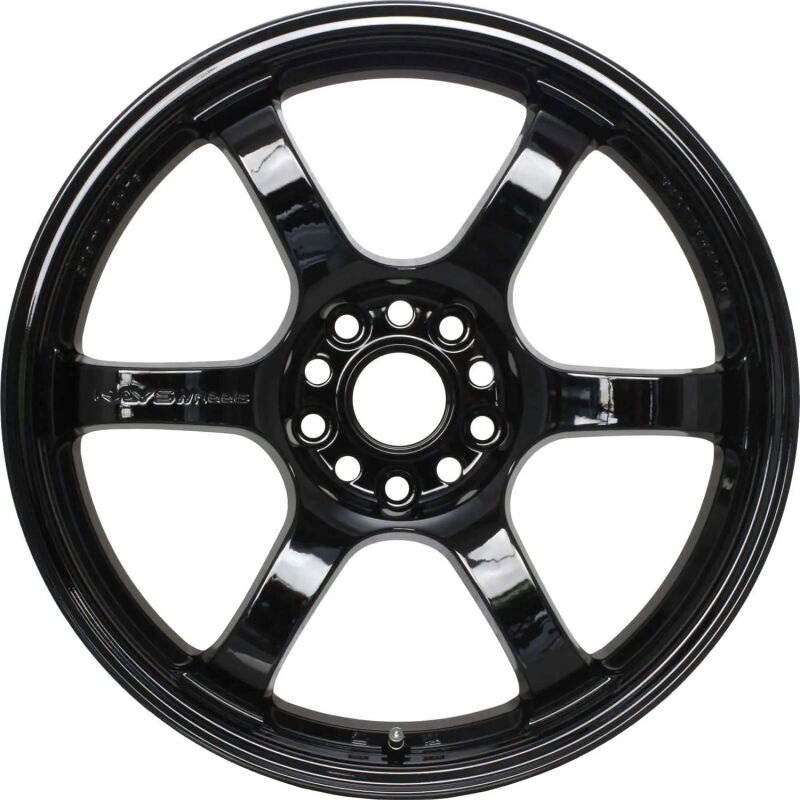Gram Lights 57DR 15×8 / +35mm / 4-100 Gloss Black Wheel