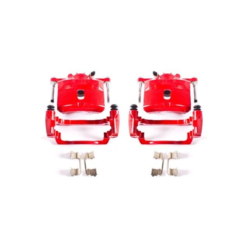 Power Stop 01-05 Acura EL Front Red Calipers w/Brackets – Pair
