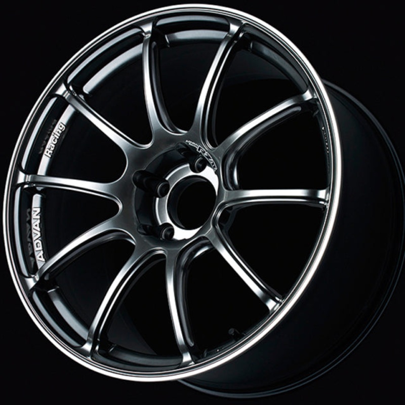 Advan RZII Wheel – 18×10.0 +25 | 5×114.3 | Racing Hyper Black & Ring