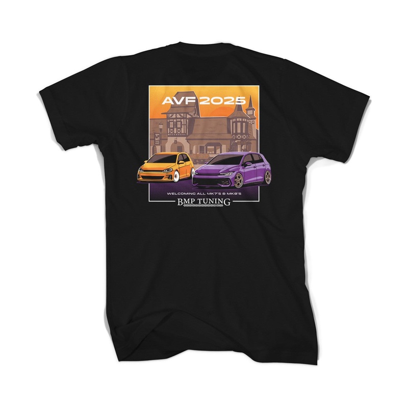 BMP Tuning MK7/MK8 AVF Meet 2025 Shirt – PREORDER CLOSED