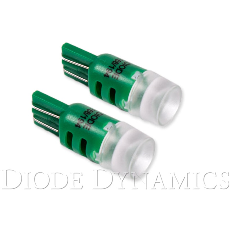 194 LED Bulb HP3 LED Green Pair Diode Dynamics