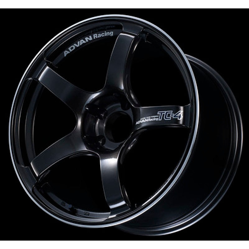 Advan TC4 17×7.0 +42 4-100 Black Gunmetallic & Ring Wheel