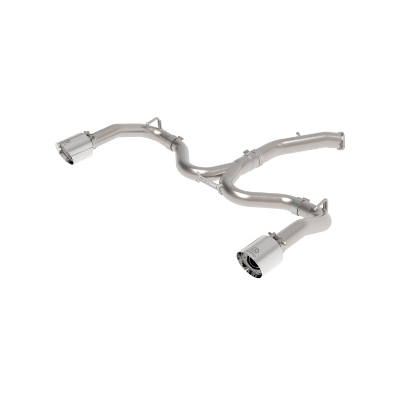 aFe Takeda 20-21 Kia Forte GT 1.6L (t) 3in to 2.5in SS Axle-Back Exhaust System w/ Polished Tips