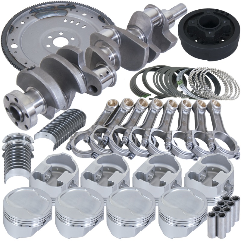 Eagle Ford 302 3.000in Crank 5.090in I-Beam Rods 4.040in Pistons 157 Tooth FW Balanced Assembly