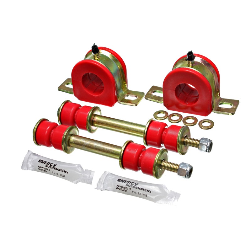 Energy Suspension 85-89 Ford Astro Van 2WD 1-1/4in Front Sway Bar Bushing Set – Red
