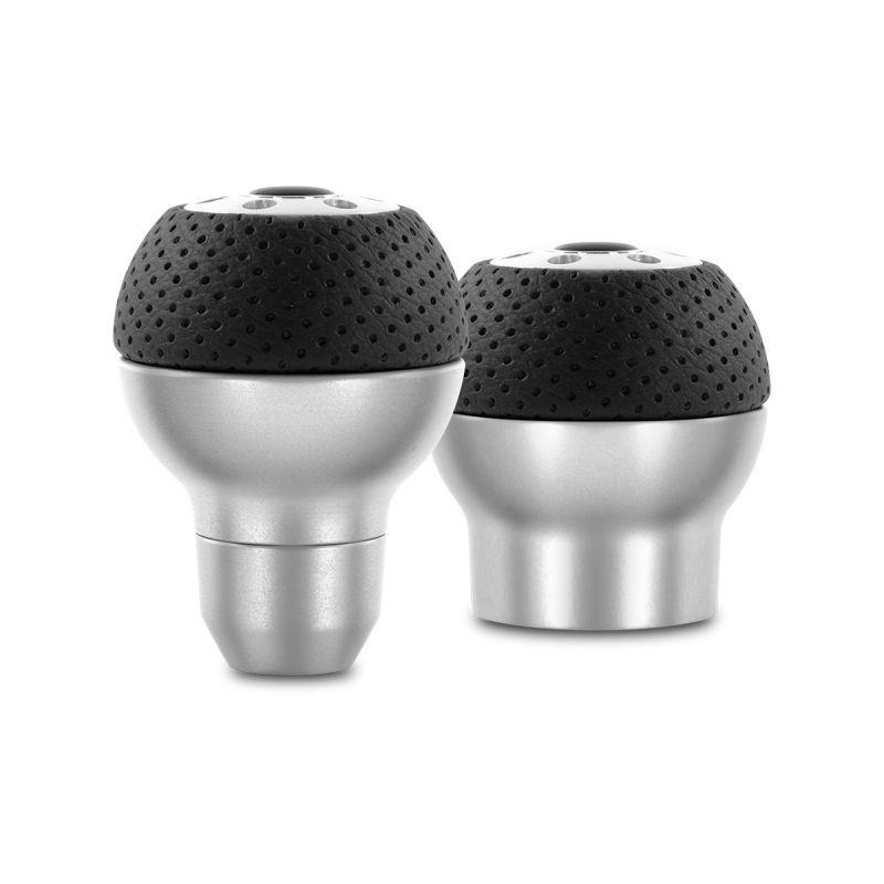 Momo Race Shift Knob – Aluminum, Black Airleather Insert