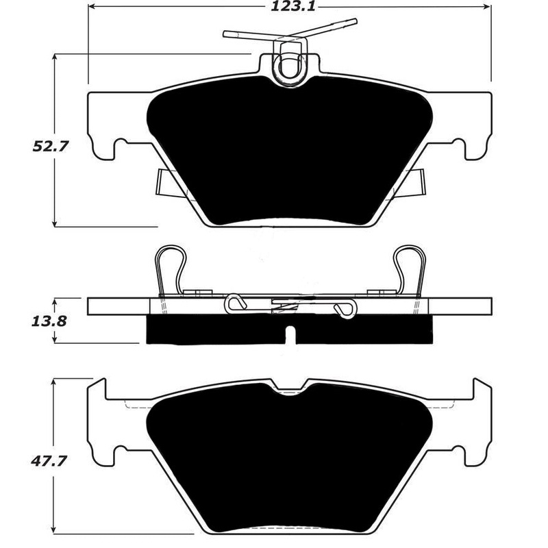Porterfield Brake Pads for 2017 SUBARU OUTBACK