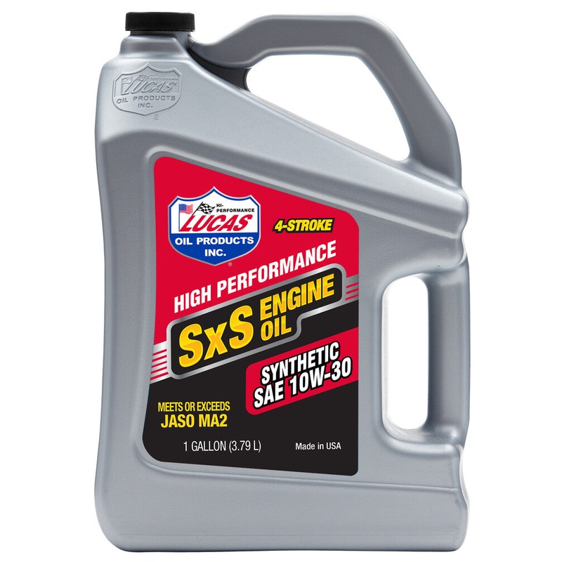 SxS UTV/ATV Synthetic Engine Oil 10W30 1Gal by Lucas Oil