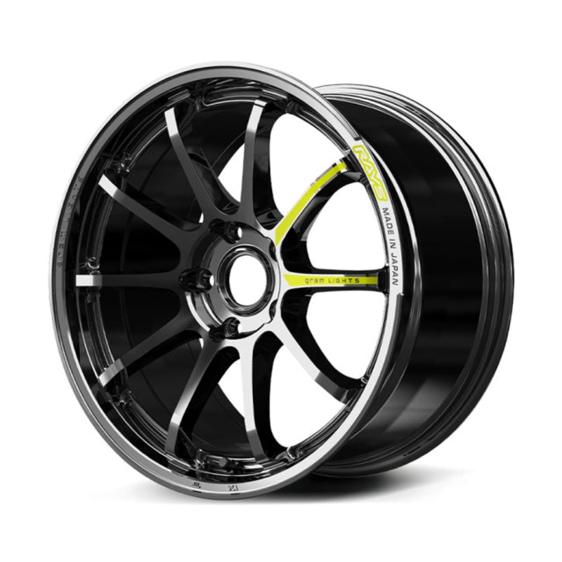 Gram Lights 57NR Limited Wheel – 19×8.0 +48 | 5×114.3 | Rays Black Metal Coat