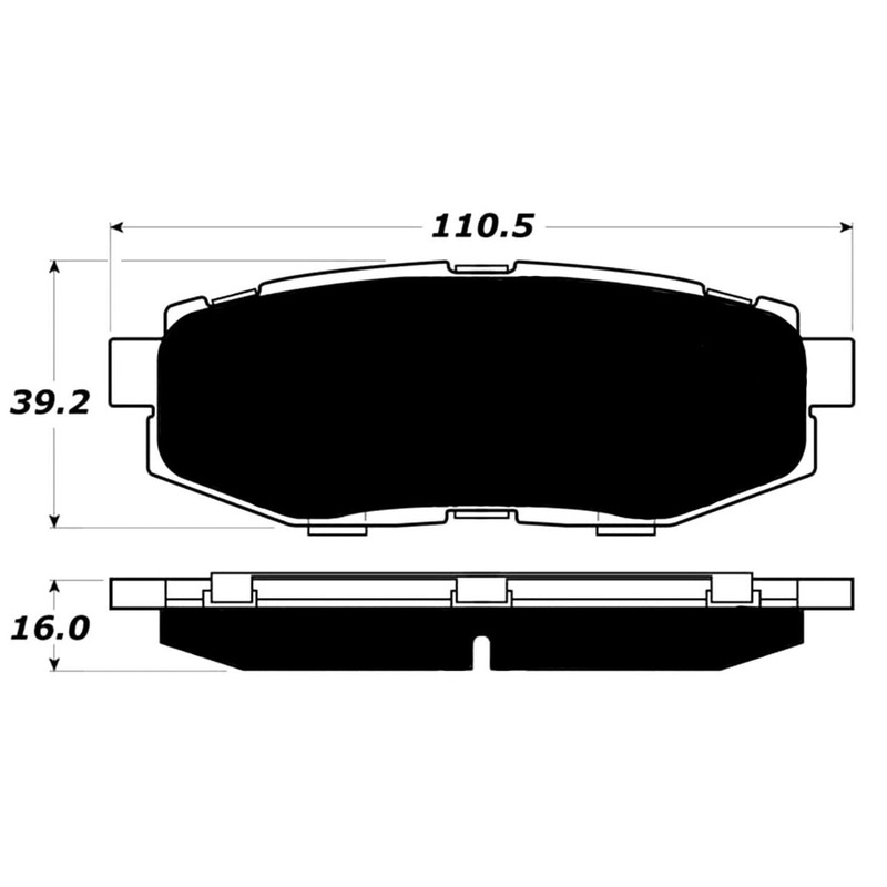 Porterfield Brake Pads for 2018 SUBARU FORESTER 2.0L