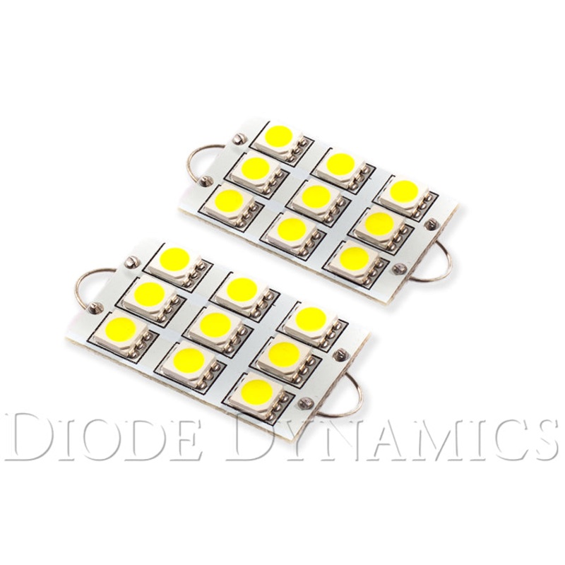 44mm SML9 LED Bulb Cool White Pair Diode Dynamics