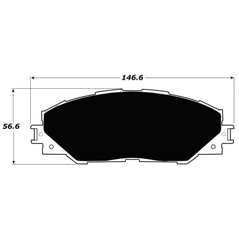 Porterfield Brake Pads for 2012 TOYOTA MATRIX AWD