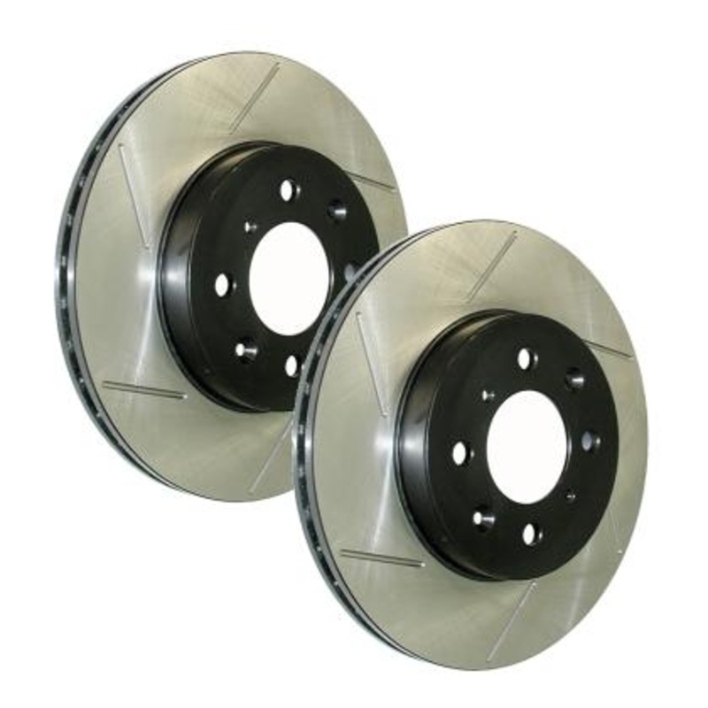 StopTech Front Slotted Rotors | 16-21 Civic Base