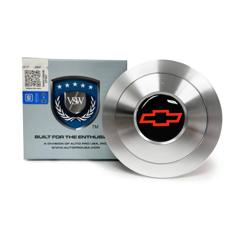 VSW S9 | Chevy Red Bow Tie Emblem | Premium Horn Button | STE1008-21