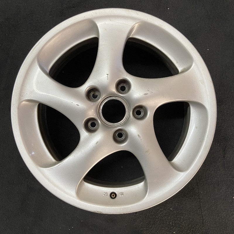 18″ PORSCHE 911 99 18×7.5 5 curved spokes Original OEM Wheel Rim