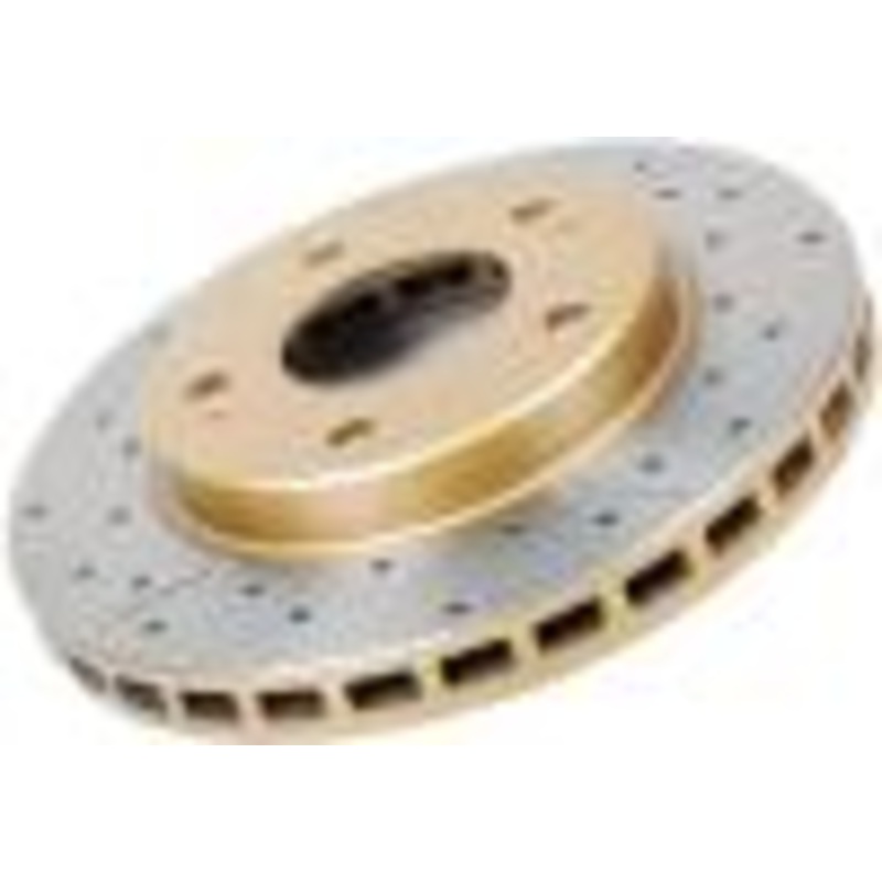 DBA 88-95 Alfa Romeo Spider Front Drilled & Slotted Street Series Rotor