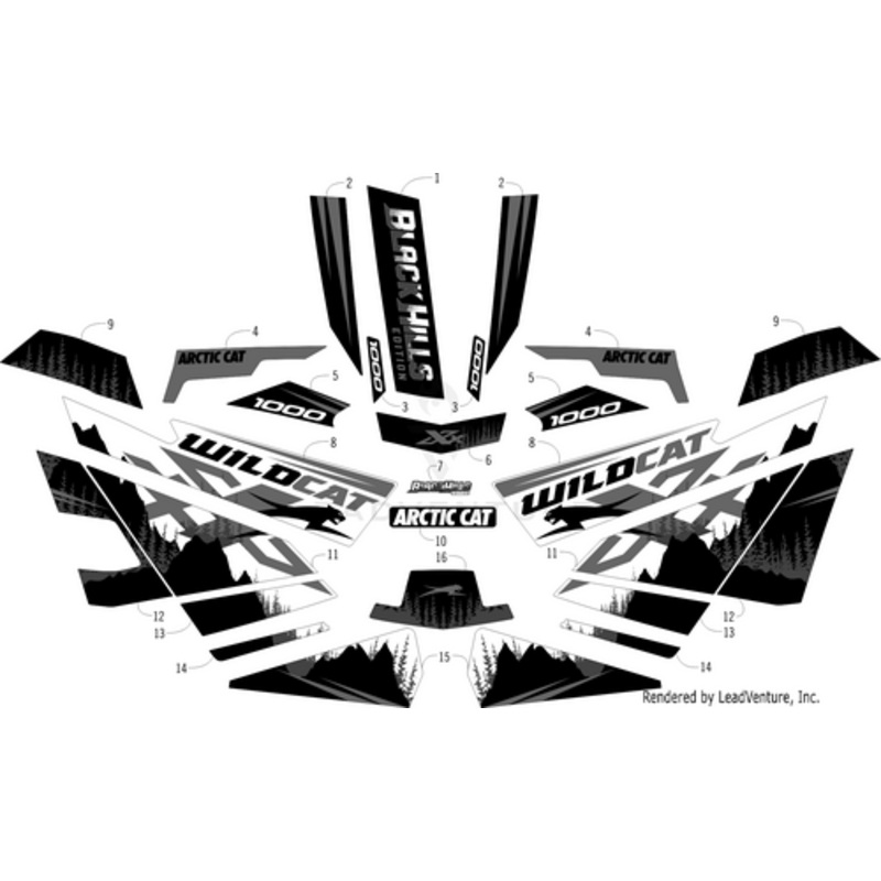 Fender Decal – Rear – Upper – Right by Arctic Cat