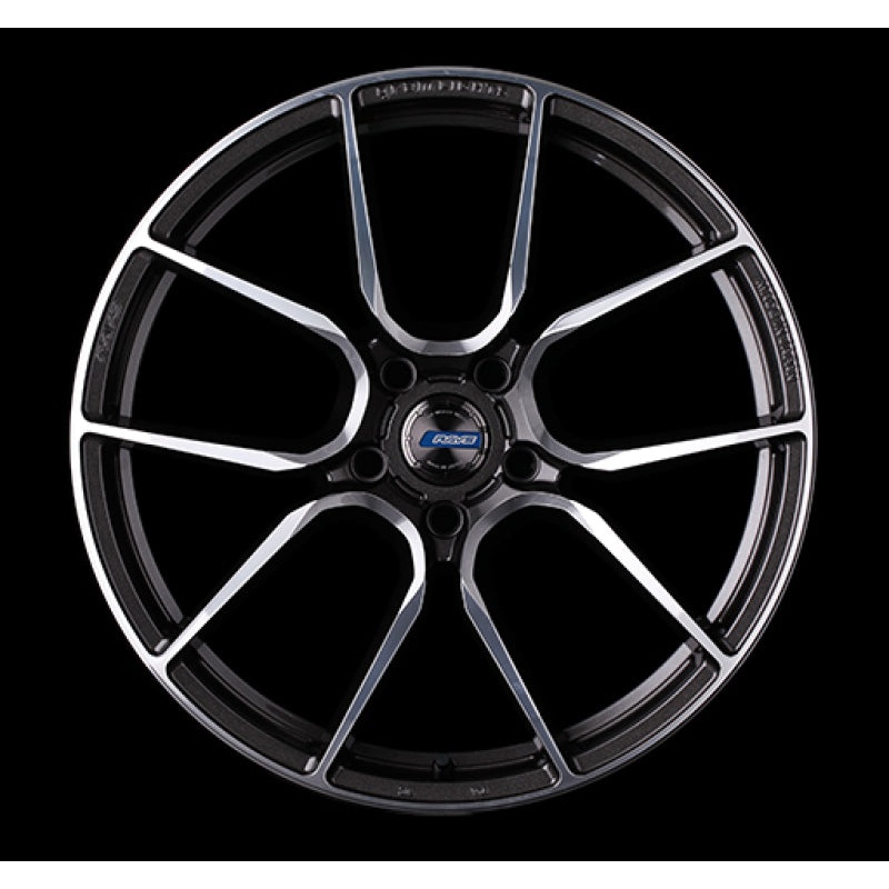 Gram Lights 57ANA 19X8.5 +45 5-114.3 SUPER DARK GUNMETAL DC MACHINING