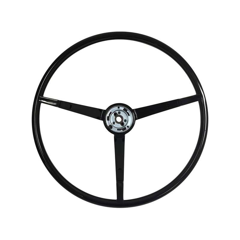 1963-1964 Ford Reproduction Black Steering Wheel | ST3033BLK