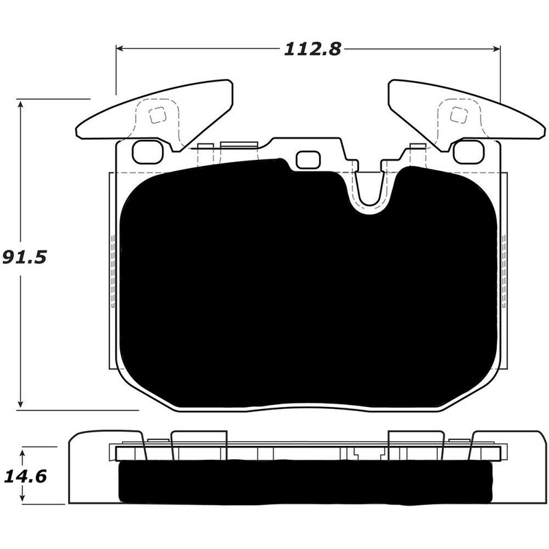 Porterfield Brake Pads for 2016 MINI Cooper w/JCW 5 Lug