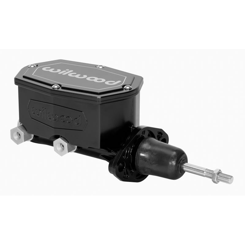 Wilwood Compact Tandem Master Cylinder – 15/16in Bore – w/Pushrod (Black)