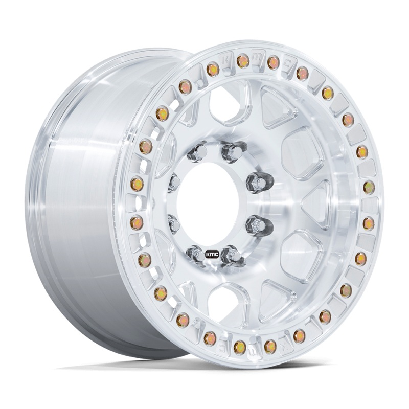 KMC Wheels KM450 Mesa Forged Slotted Beadlock 17″ 8×180 Raw Machined