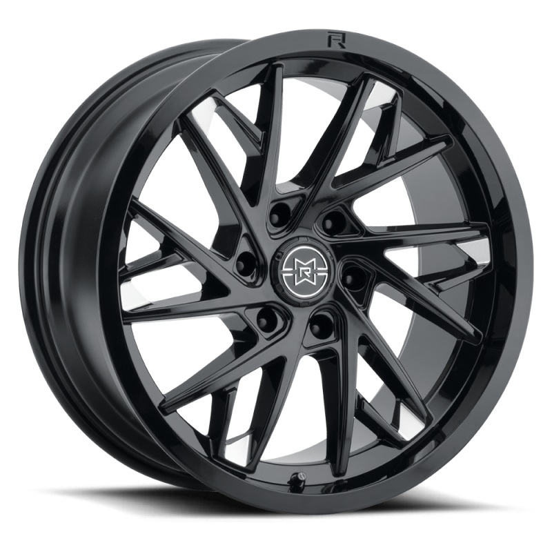 Method Raised MR801 22×10 / 6×5.5 BP / -18mm Offset / 106.25mm Bore – Gloss Black Milled Wheel