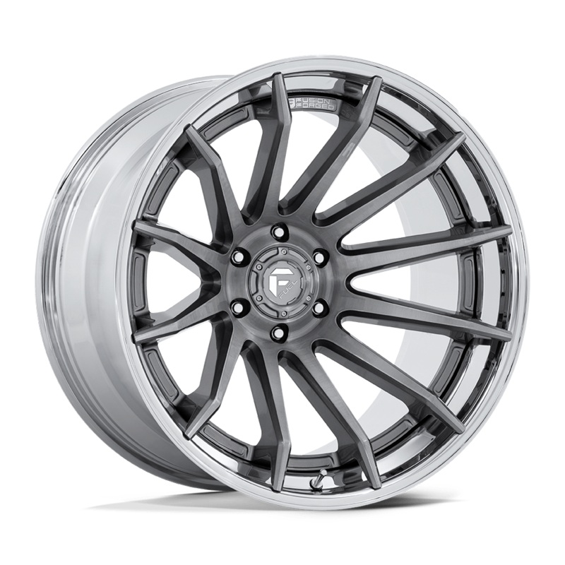 Fuel Wheels FC403 Burn 20″ 5×127 Platinum With Chrome Lip