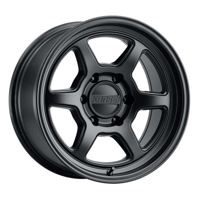 Kansei K14MB Roku 17×8.5in / 6×135 BP / -10mm Offset / 87.1mm Bore – Matte Black Wheel