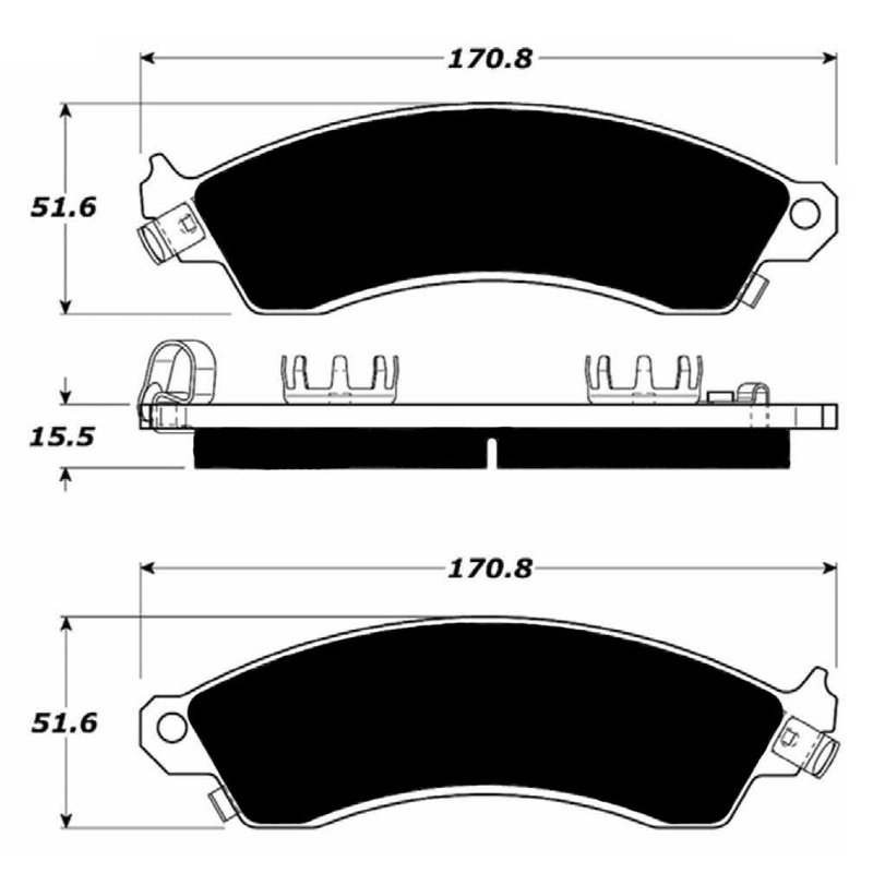 Porterfield Brake Pads for 1989 PONTIAC FIREBIRD w/Performance Pkg