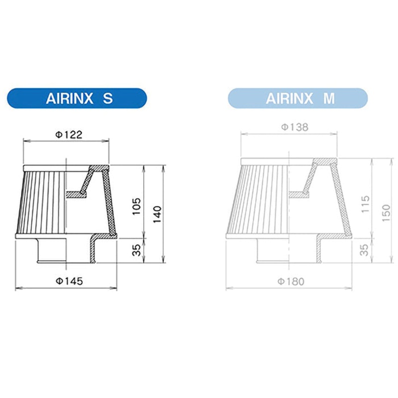 GReddy Airinx S 70mm Universal Filter | Universal  (12500602)