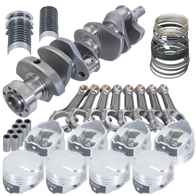 Eagle Chevy 454 1Pc 4.000in Crank 6.135in I-Beam Rods 38cc Dome 4.320in Pistons Rotating Assembly