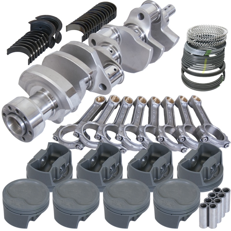 Eagle Chevy LT1 350 1Pc 3.750in Crank 5.700in I-Beam Rods -16cc 4.040in Pistons Rotating Assembly