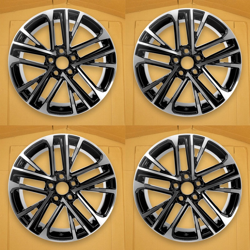 For Toyota Camry OEM Design Wheel 18″ 18×8 2025 Machined Black Set of 4 Replacement Rim